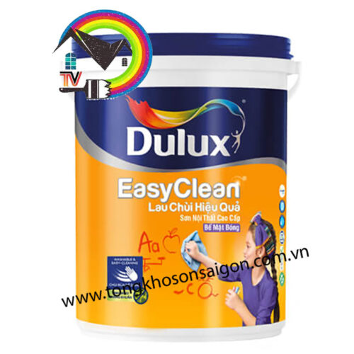 Dulux EasyClean Lau Chùi Hiệu Quả Bề Mặt Bóng